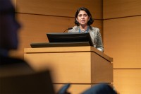 Dr. Dash delivering welcoming remarks at Innovation Summit