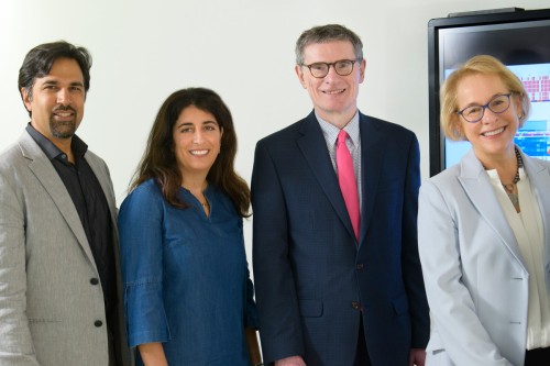 From left: Sohrab Shah, Kathy Panageas, Colin Begg and Jonine Bernstein.