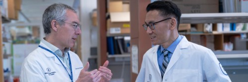 Drs. Michael Glickman and Andy Minn, Co-Directors of the Marie-Josée Kravis Center for Cancer Immunobiology